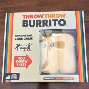 Throw Throw Burrito Dodgeball Card Game - Cream